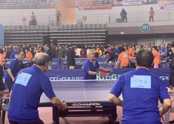 2019년 제16회  KT&G복지재단 전국 어르신 탁구대회 참가 이미지
