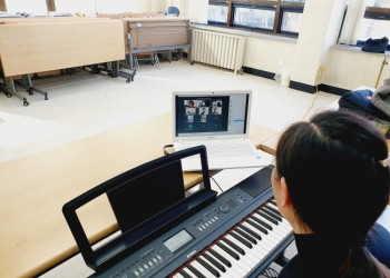 2021년 문화예술교육 지원사업 음악교실 1:1 비대면 온라인 수업 진행 이미지