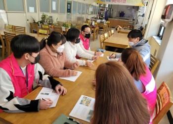 21년 속초시노인복지관 단위사업 하반기 평가회 진행 이미지