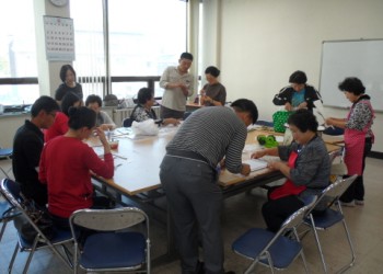 한화리조트와 함께하는 한지공예 프로그램 이미지