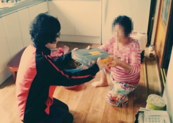 아산사회복지재단지원  '위기탈출시니어원' 수혜자 방문 이미지