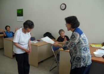 12년 상반기 사회교육프로그램 종강식 및 만족도,욕구 조사 실시 이미지