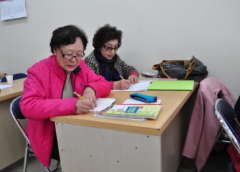 12년 상반기 사회교육프로그램 '한글문예' 수업 이미지