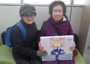 아산사회복지재단지원  '위기탈출시니어원' 설 명절 수혜자 방문상담 이미지