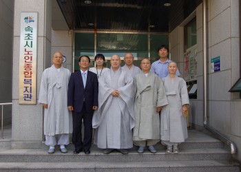 대한불교조계종 총무원장 자승스님 방문 이미지